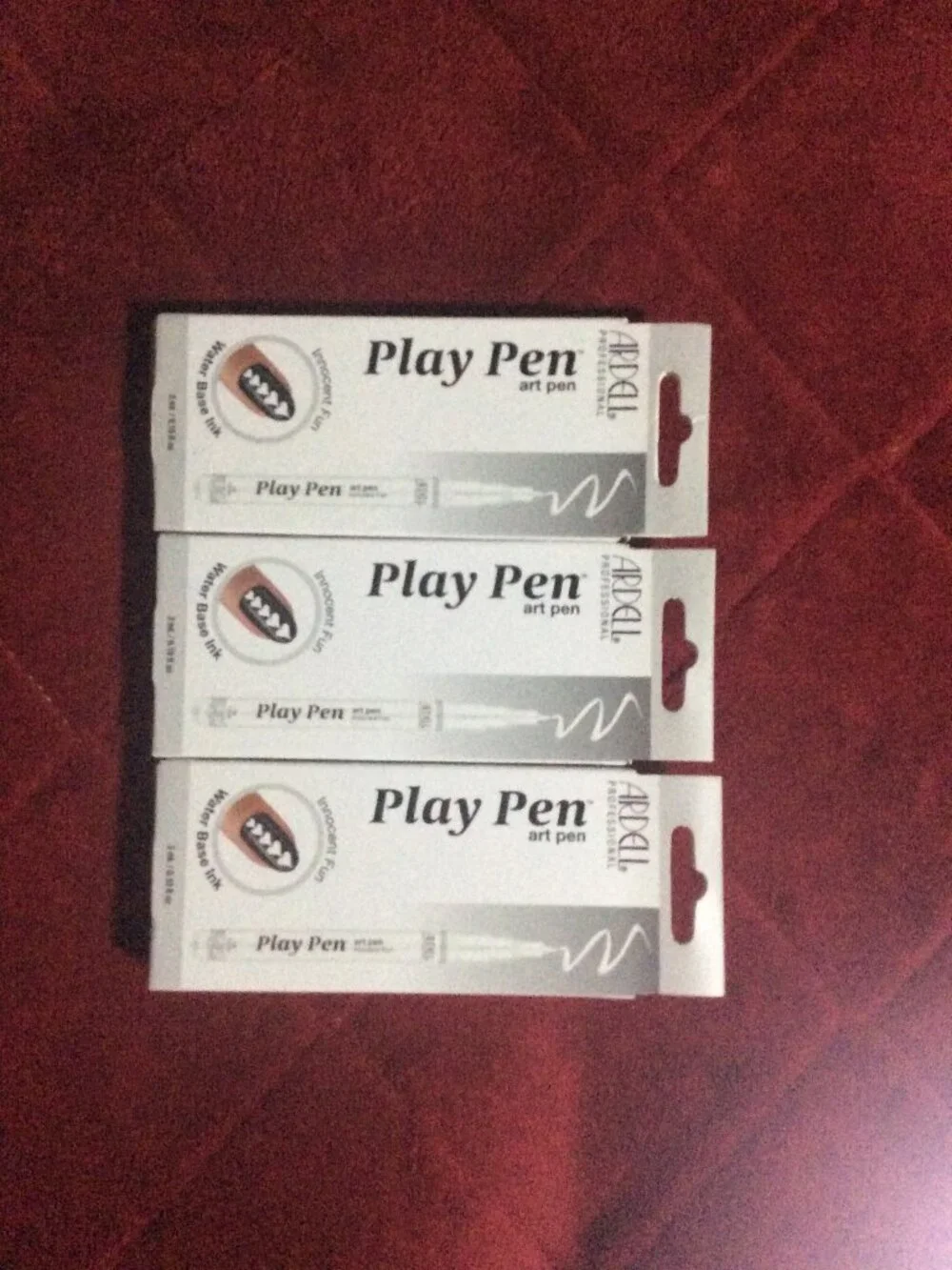 3 Ardell Play Pen Innocent Fun Nail Art Pin NIB